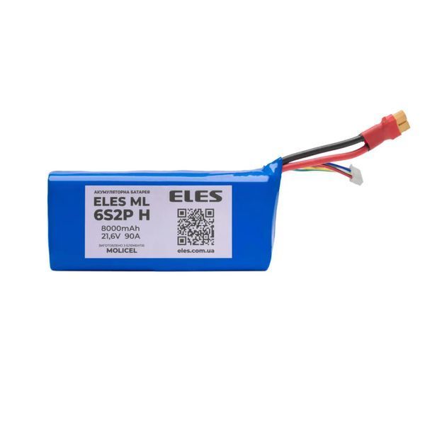 Аккумуляторная батарея ELES ML 6S2P Н 8000mAh; 21,6V; 90А BAT800018 фото