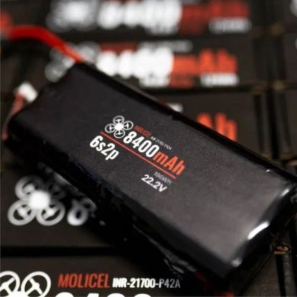 Аккумулятор для FPV-дрона 6S2P Li-lon Molicel P42A 8400 mAh, 70A BAT800027 фото