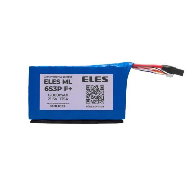 Аккумуляторная батарея ELES ML 6S3P 12000mAh; 21,6V; 135А F BAT800005 фото