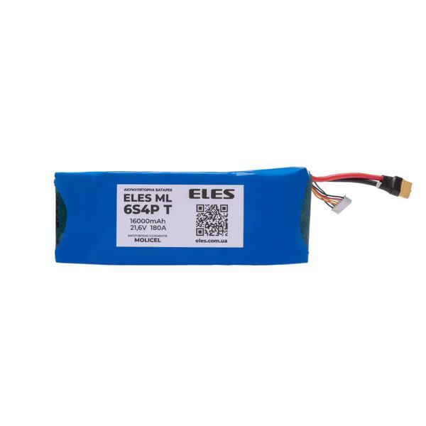Аккумуляторная батарея ELES ML 6S4P T 16000mAh; 21,6V; 180А+ BAT800013 фото