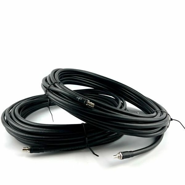 Коаксиальный кабель RG-8 QMA-Male-QMA-Female 20 м КОМПЛЕКТ (с двух кабелей по 20 метров) CAB600006 фото